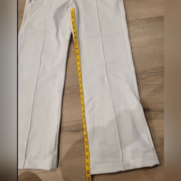 Glacier High Rise Bootcut Pant White Size 12 Athleta NWOT worn once - Picture 4 of 16